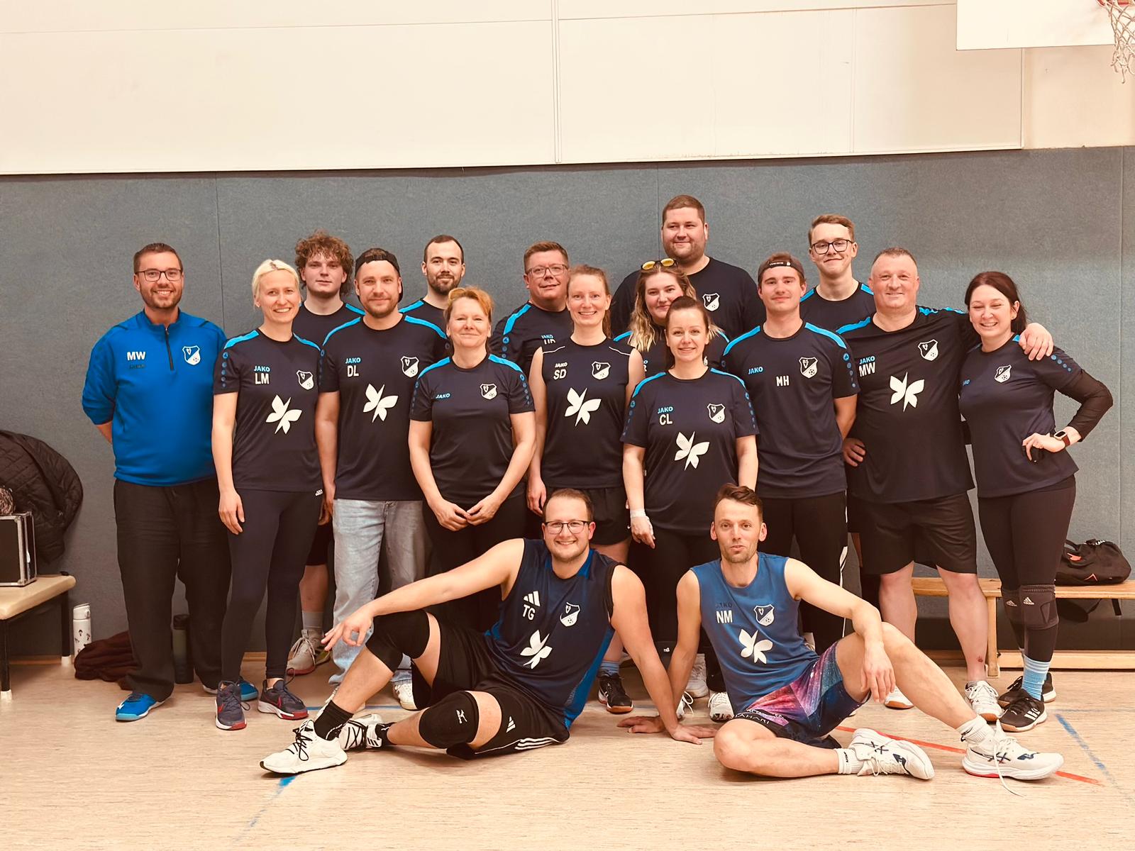 Saisonfinale der ersten Saison im Volleyball